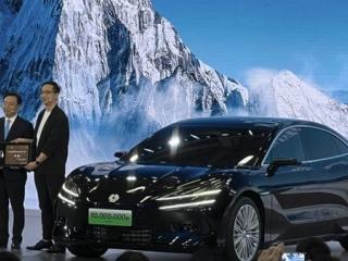 BYD تحتفل بإنتاج 10 ملايين سيارة NEV بعد 30 عامًا من تأسيسها