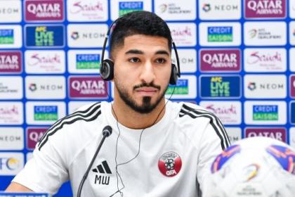 لاعب قطر محمد وعد لـwinwin: لا أمانع طردي وحصدنا أهم 3 نقاط