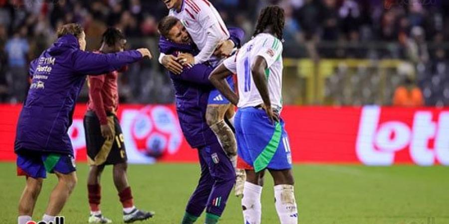 إيطاليا تفوز على بلجيكا 1-0 فى قمة دورى الأمم الأوروبية وتتأهل لربع النهائى