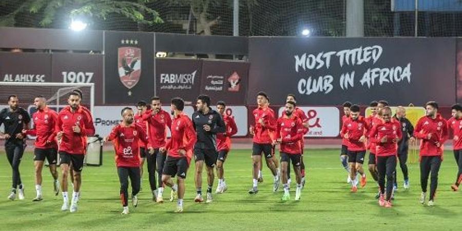 الأهلي يواصل تدريباته استعدادا لمواجهة الاتحاد بالدوري - مصر بوست