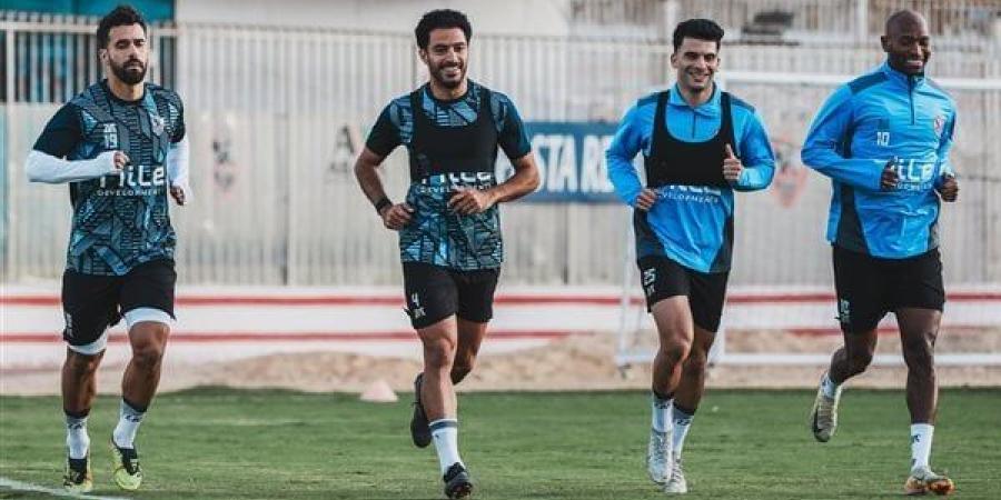 الزمالك يواصل تدريباته استعدادا لمباراة المصري البورسعيدي في الدوري - مصر بوست