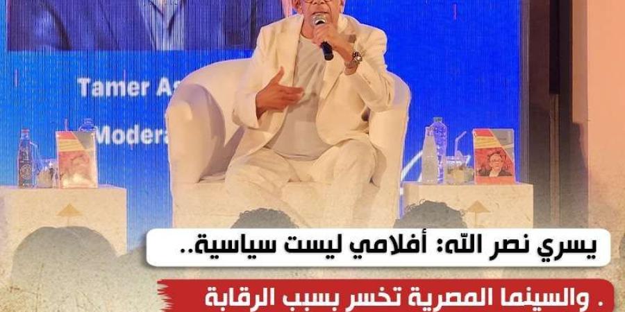 يسري نصر الله: أفلامي ليست سياسية.. والسينما المصرية تخسر بسبب الرقابة