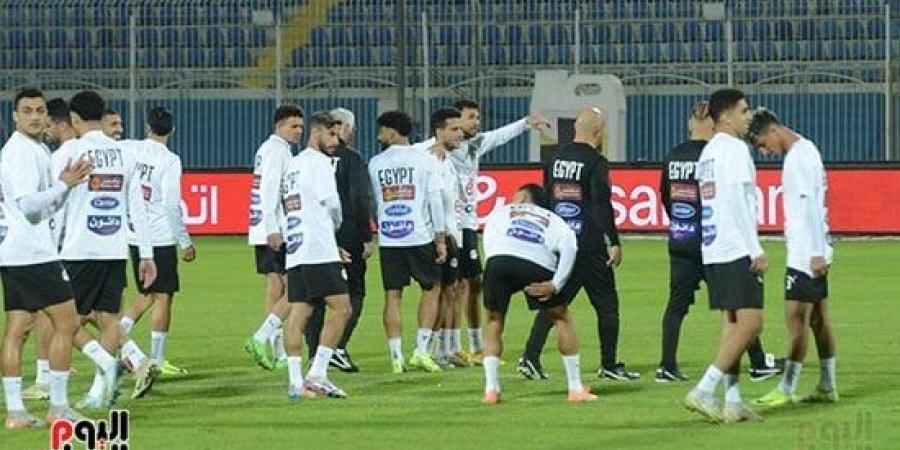 10 مشاهد من مران منتخب مصر الأخير استعدادًا لمواجهة بوتسوانا