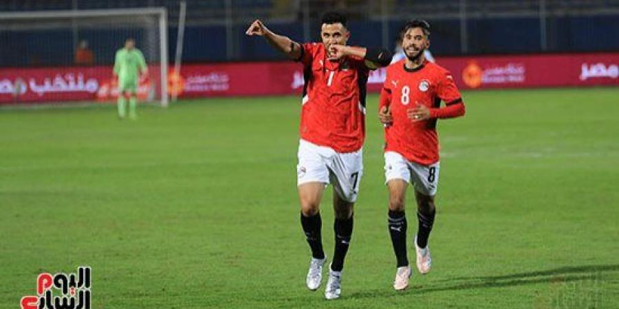 تريزيجيه يتعادل لمنتخب مصر أمام بوتسوانا فى الدقيقة 16.. صور