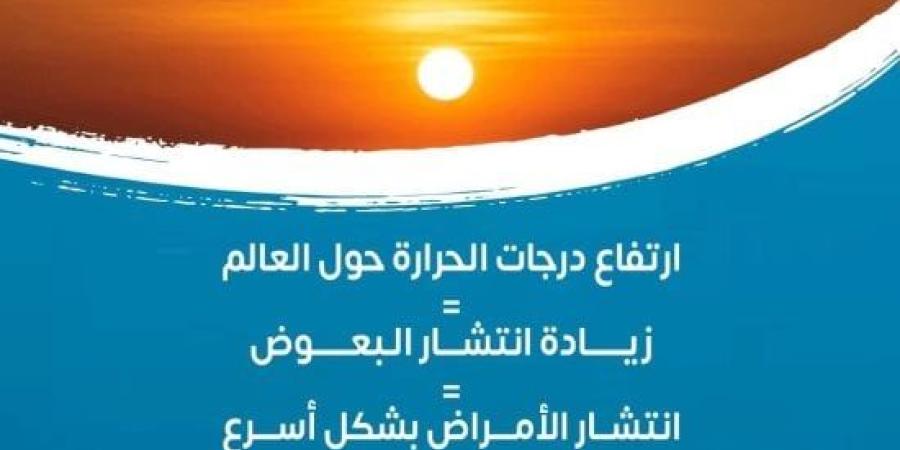 وزارة الصحة: ارتفاع درجات الحرارة يتسبب فى انتشار البعوض